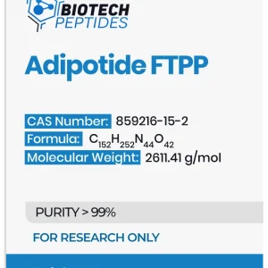 Adipotide 10mg research peptide vial – Biotech Peptides