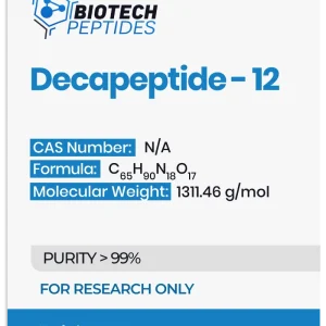 Decapeptide-12 200mg research peptide vial – Biotech Peptides