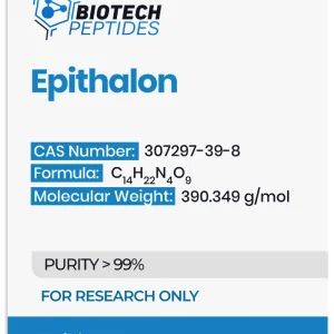 Epithalon 25mg research peptide vial – Biotech Peptides