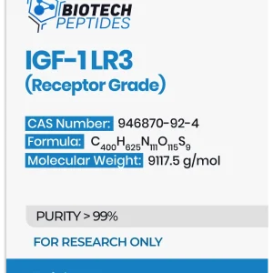 IGF-1 LR3 100mcg research peptide vial – Biotech Peptides
