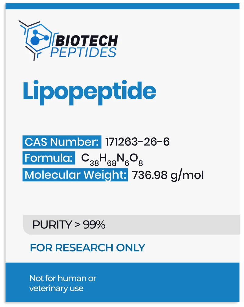 Lipopeptide 200mg research peptide vial – Biotech Peptides