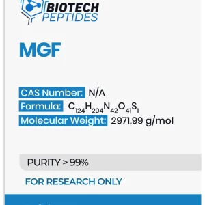 MGF 5mg research peptide vial – Biotech Peptides