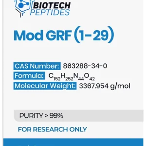Mod GRF 1-29 5mg research peptide vial – Biotech Peptides