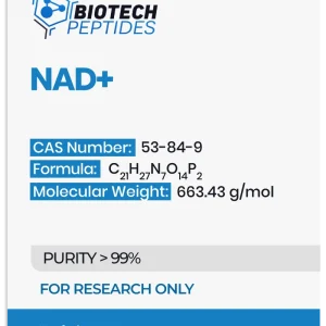 NAD+ 100mg/250mg/500mg research peptide vial – Biotech Peptides