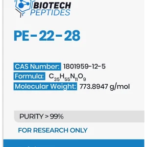 PE-22-28 8mg research peptide vial – Biotech Peptides