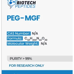 PEG-MGF 5mg research peptide vial – Biotech Peptides