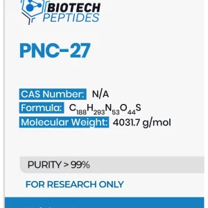 PNC-27 5mg research peptide vial – Biotech Peptides