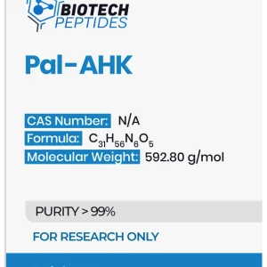 Pal-AHK 200mg research peptide vial – Biotech Peptides